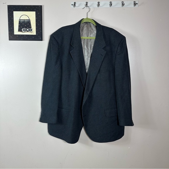 Burberry Other - Burberry vintage Charcoal Men's Blazer 100% pure wool